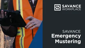 screenshot of Savance Emergency Mustering